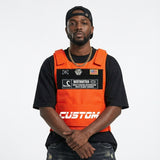 Personalized Tactical Style Vest - Custom Logo, Text & Patch Design Black Tactical Vest (Customizable)