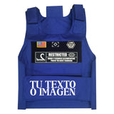 Personalized Tactical Style Vest - Custom Logo, Text & Patch Design Black Tactical Vest (Customizable)