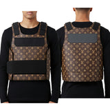Custom Monogram Tactical Utility Vest Virgil Abloh-Inspired Streetwear Gilet (Customizable)