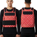 Custom Monogram Tactical Utility Vest Virgil Abloh-Inspired Streetwear Gilet (Customizable)